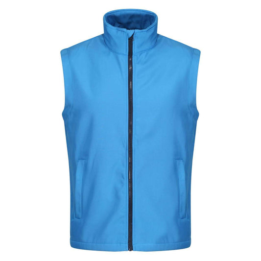 ABLAZE PRINTABLE SOFTSHELL BODYWARMER - French Blue/Navy - Main