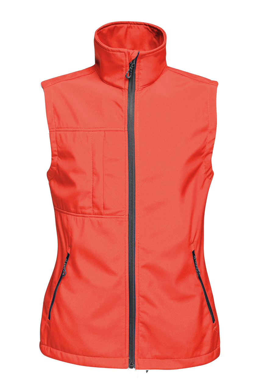 OCTAGON II 3 LAYER PRINTABLE SOFTSHELL BODYWARMER - Classic Red/Black - Model