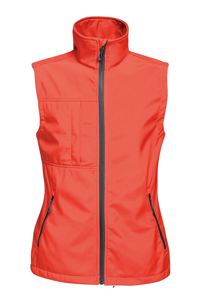 OCTAGON II 3 LAYER PRINTABLE SOFTSHELL BODYWARMER - Classic Red/Black - Model