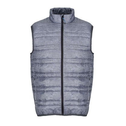 FIREDOWN DOWN-TOUCH INSULATED BODYWARMER - Grey Marl/Black - colorimageurl
