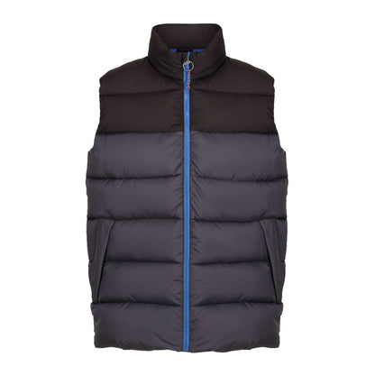 VINTAGE PUFFER VEST - Seal Grey/Black - colorimageurl