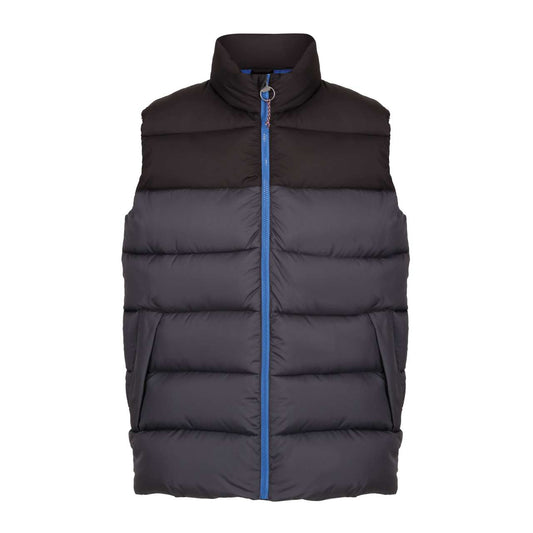 VINTAGE PUFFER VEST - Seal Grey/Black - colorimageurl