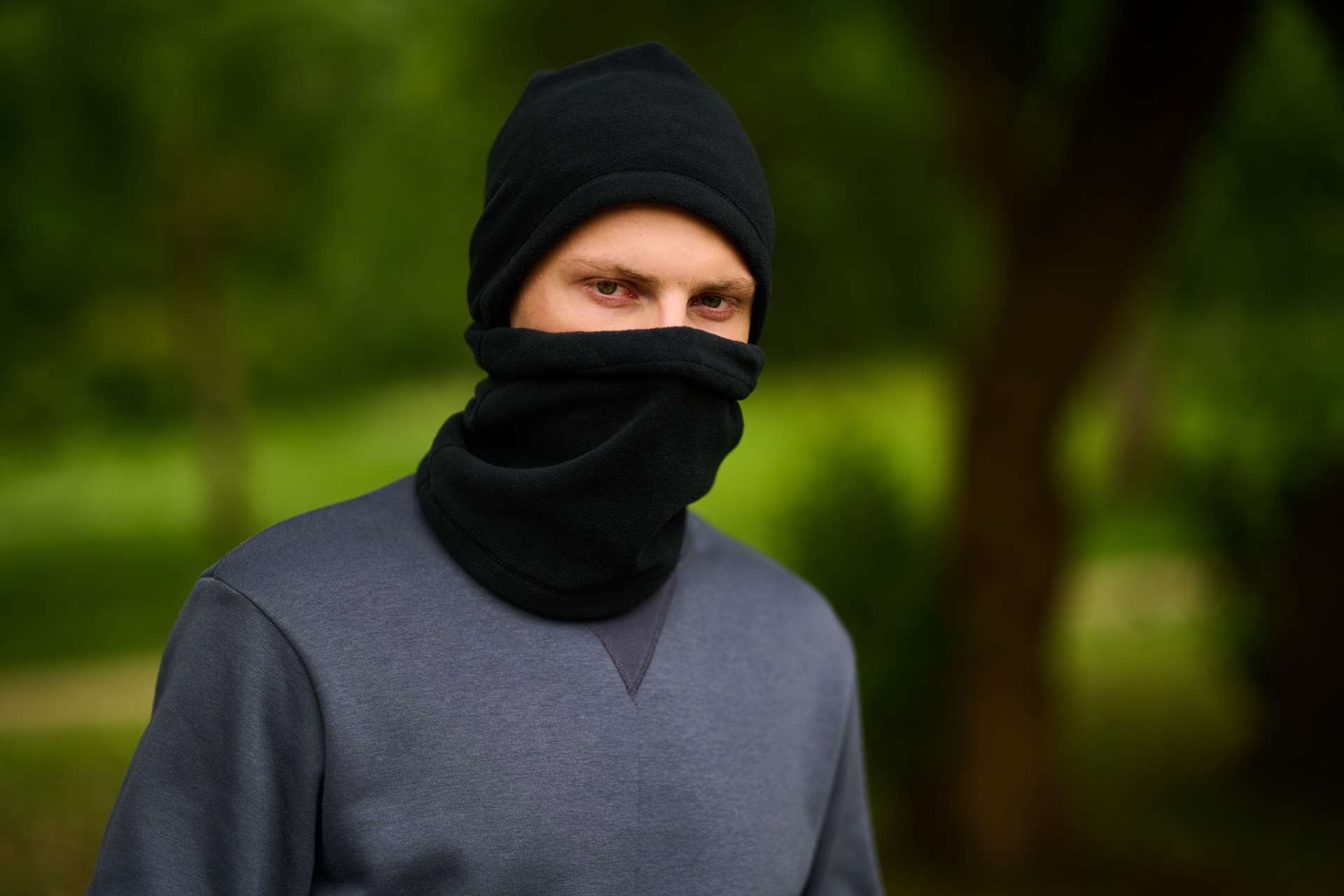 PRO HOODED SNOOD - Black - modelimageurl