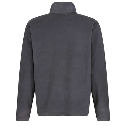 MICRO ZIP NECK FLEECE - Seal Grey - Additional