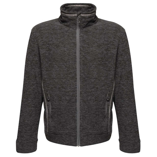 THORNLY MEN - FULL ZIP MARL FLEECE - Seal Grey Marl - colorimageurl