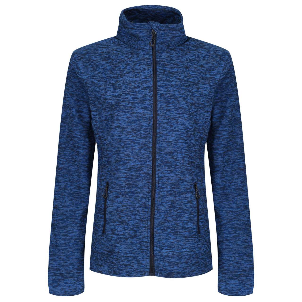 THORNLY WOMEN - FULL ZIP MARL FLEECE - Navy Marl - Main