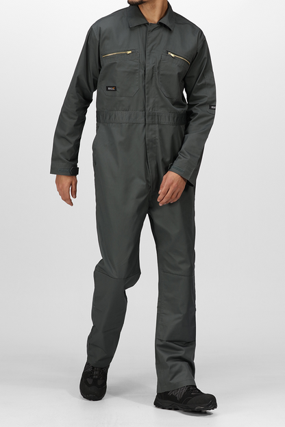 PRO ZIP FASTEN COVERALL - Classic Red - modelimageurl
