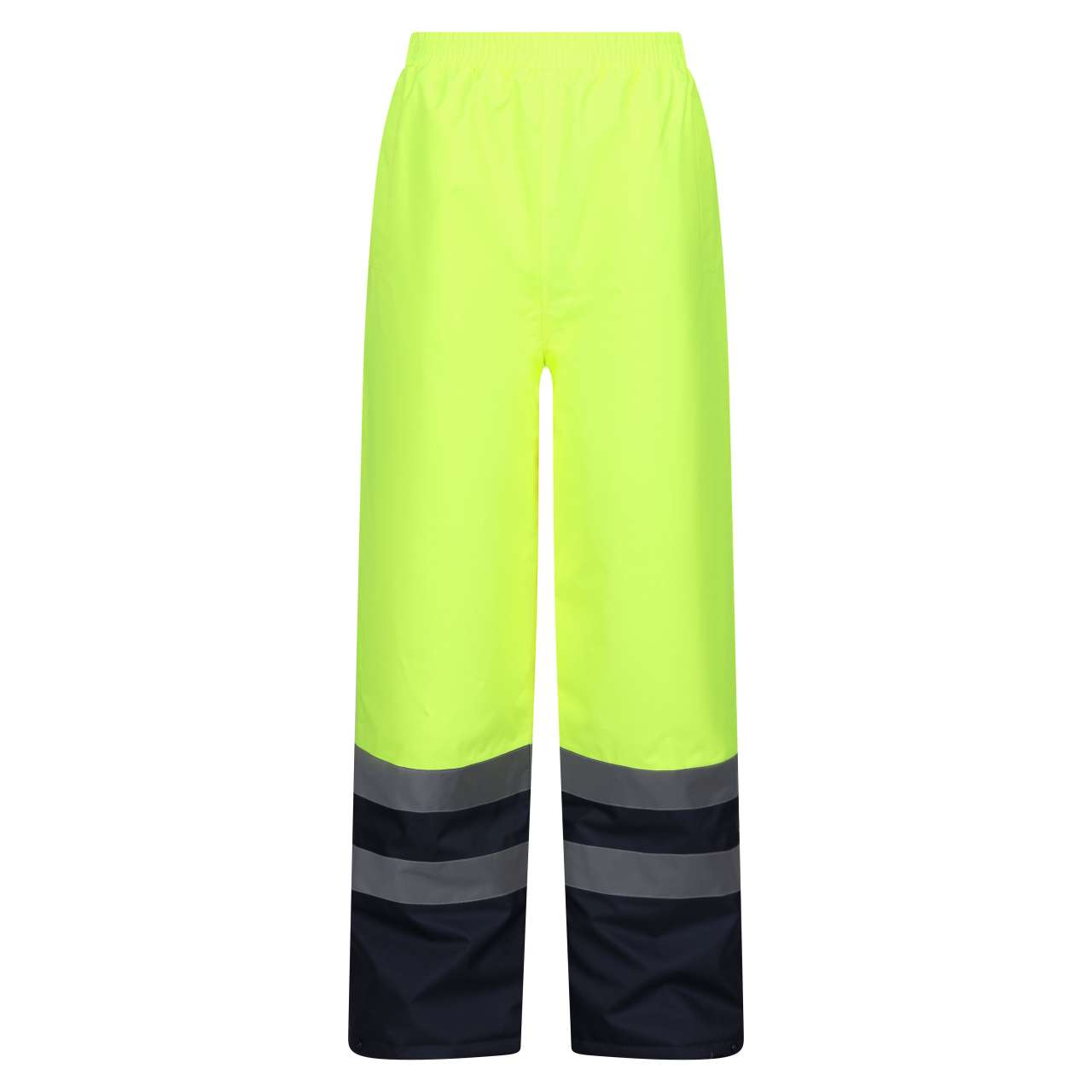 HI VIS INSULATED OVERTROUSER - Yellow/Navy - Main