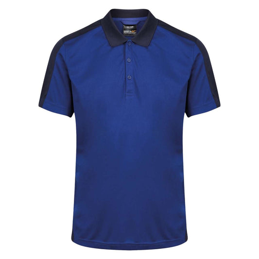 CONTRAST QUICK WICKING POLO SHIRT - Classic Red/Black - Main