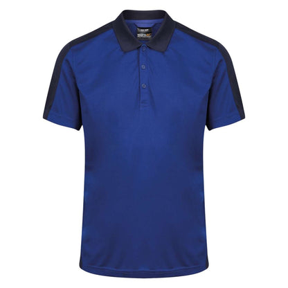 CONTRAST QUICK WICKING POLO SHIRT - Classic Red/Black - Model