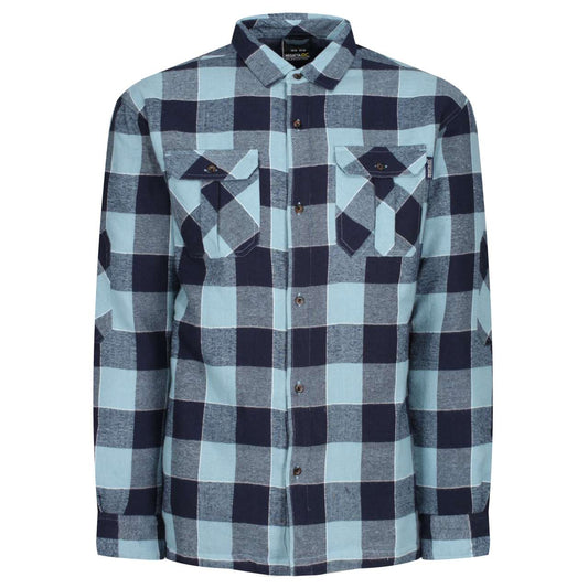 SHELFORD PADDED SHIRT - Blue Check - colorimageurl