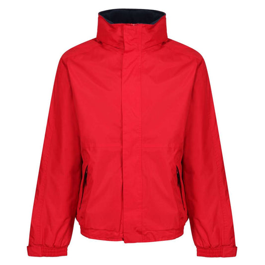 DOVER FLEECE LINED BOMBER JACKET - Classic Red/Navy - Main