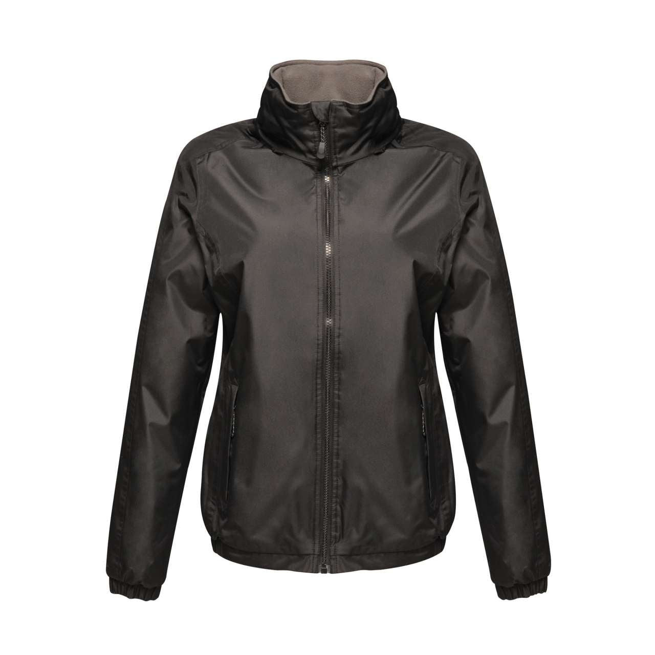 WOMEN'S DOVER FLEECE-LINED BOMBER JACKET - Black - colorimageurl