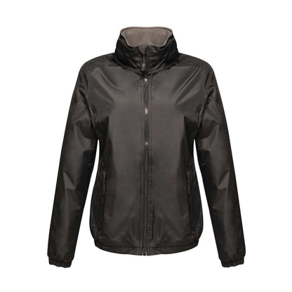 WOMEN'S DOVER FLEECE-LINED BOMBER JACKET - Black - colorimageurl