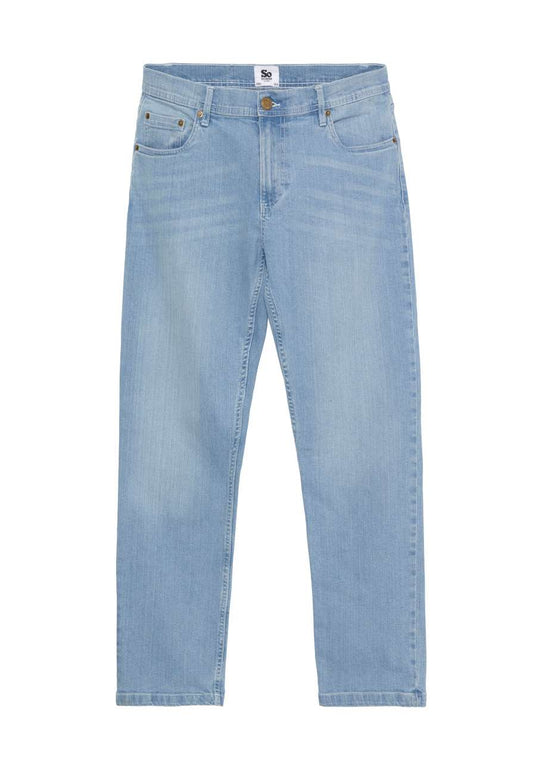 LEO STRAIGHT JEANS - Mid Blue Wash - colorimageurl