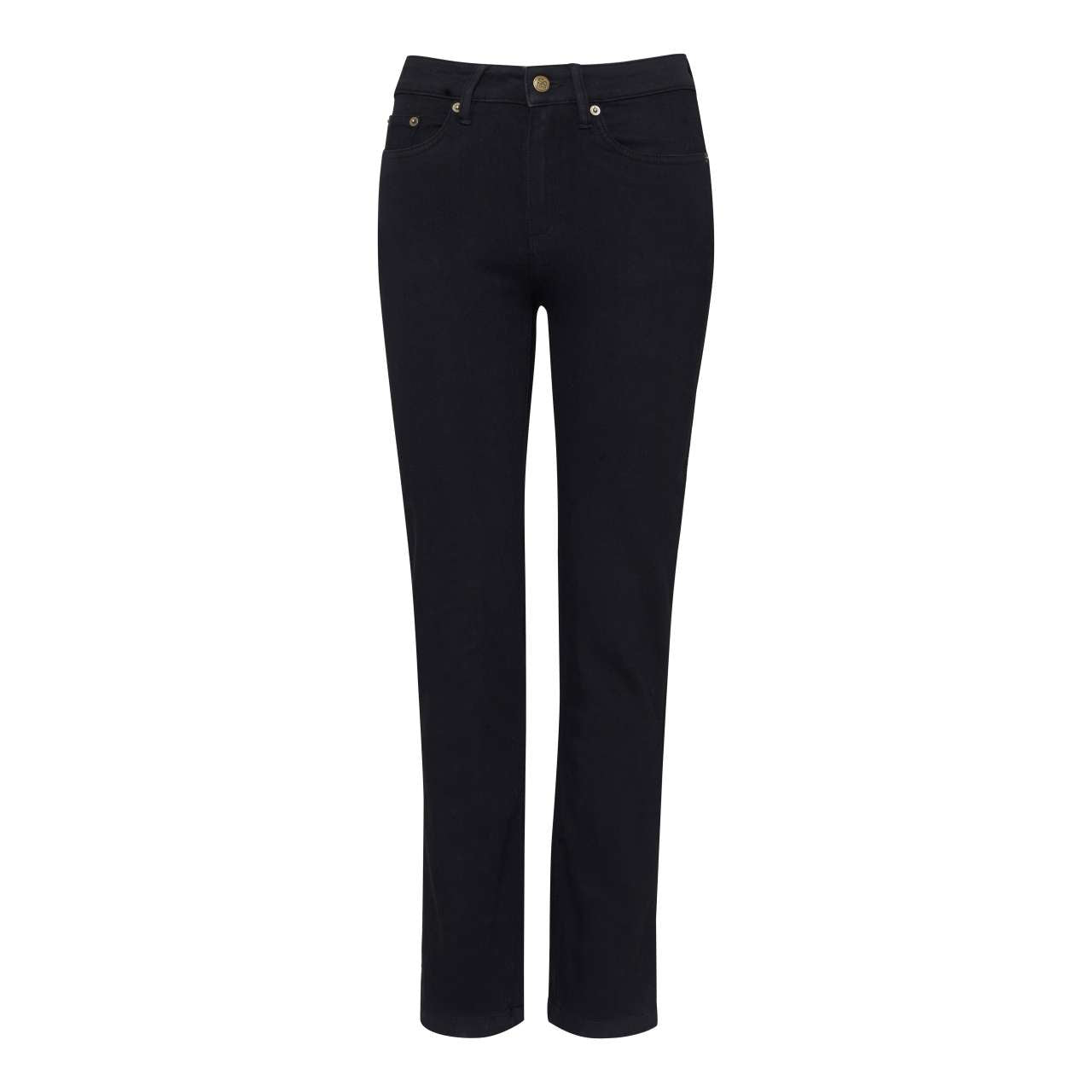 KATY STRAIGHT JEANS - Black - colorimageurl