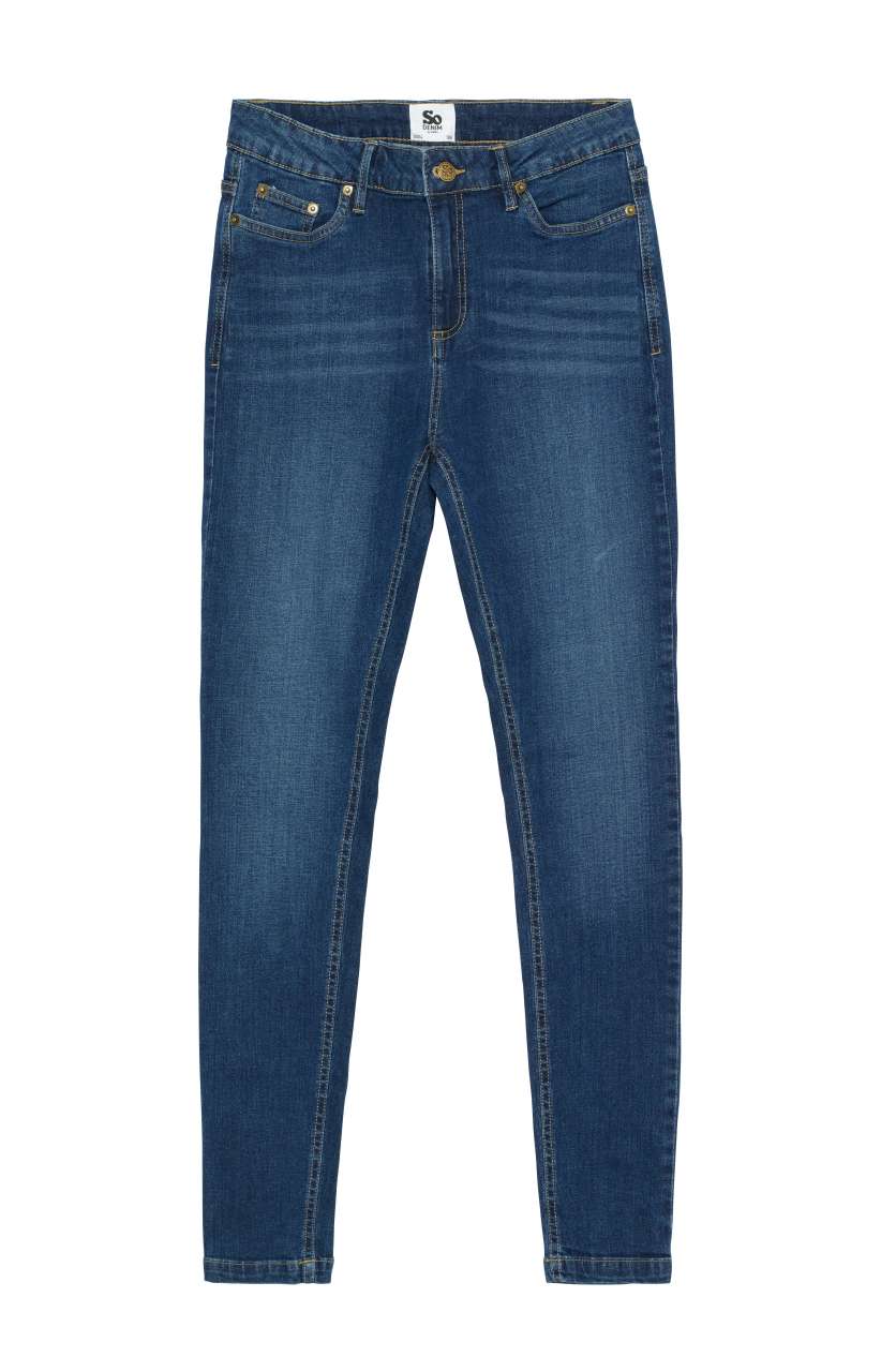 LARA SKINNY JEANS - Dark Blue Wash - colorimageurl