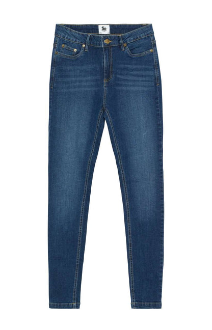 LARA SKINNY JEANS - Dark Blue Wash - colorimageurl