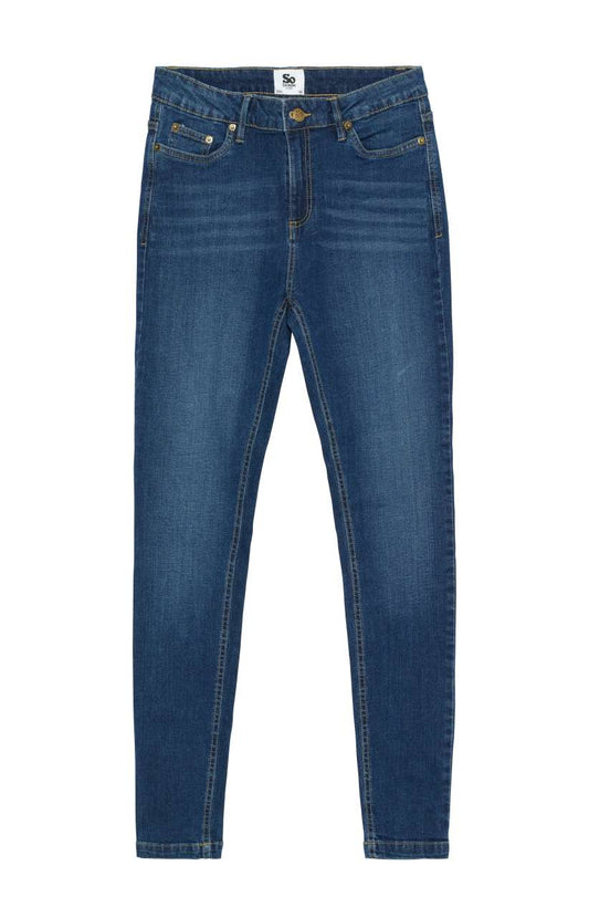 LARA SKINNY JEANS - Dark Blue Wash - colorimageurl