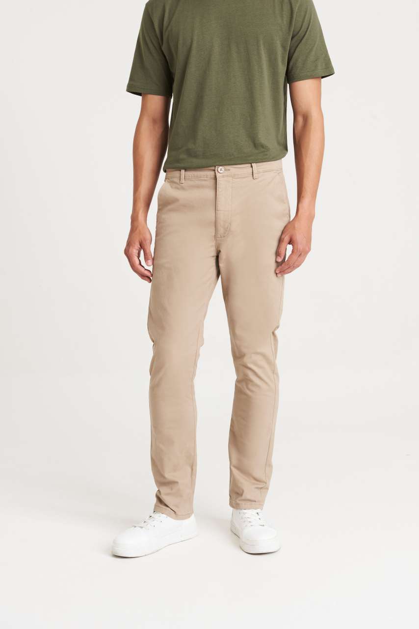 ADAM SLIM CHINOS - Black - modelimageurl