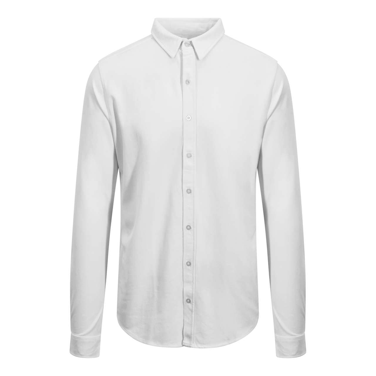 OSCAR KNITTED SHIRT - White - colorimageurl
