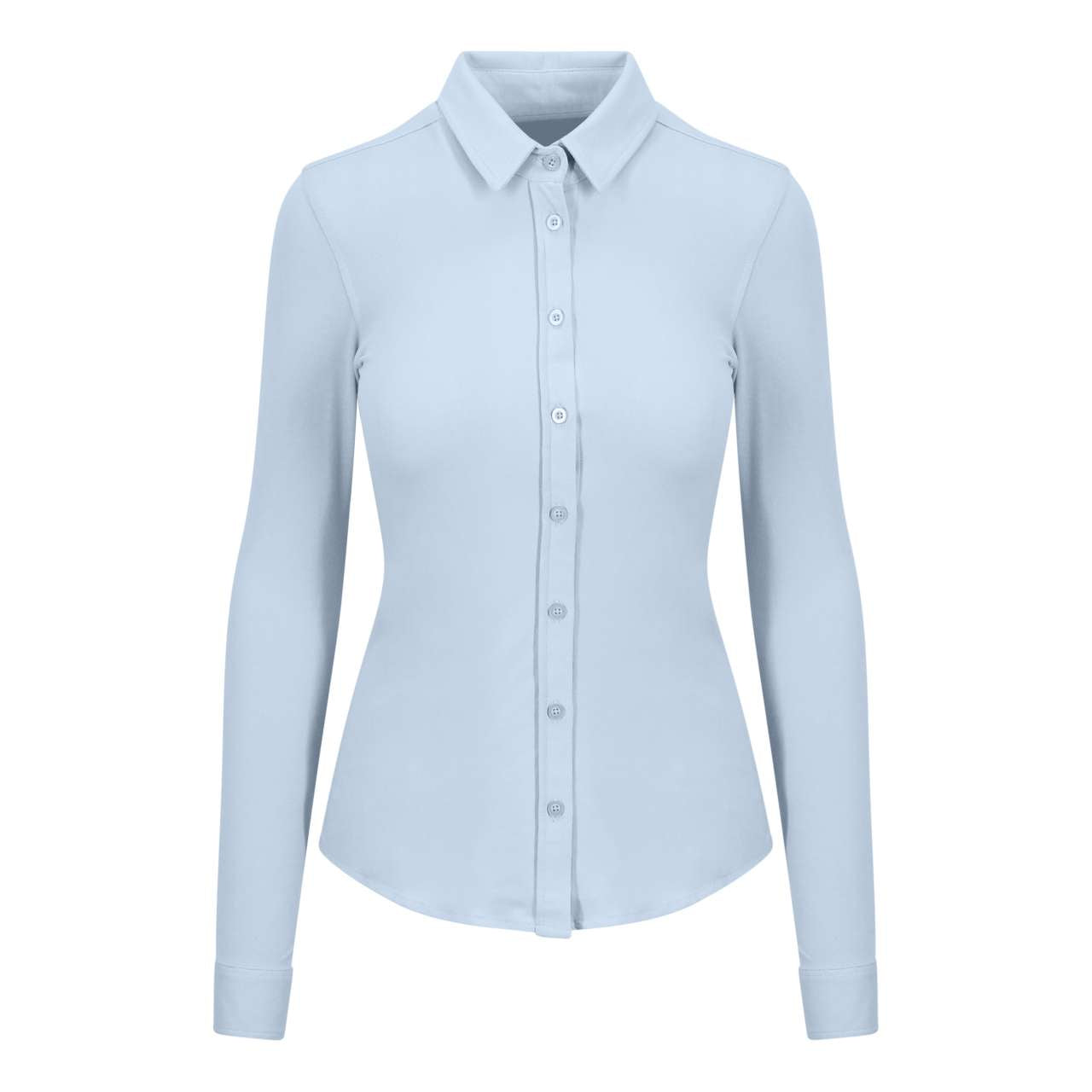 ANNA KNITTED SHIRT - Black - Model