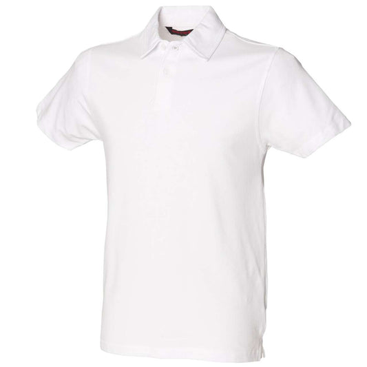 MODERN ESSENTIAL STRETCH POLO - White - Main