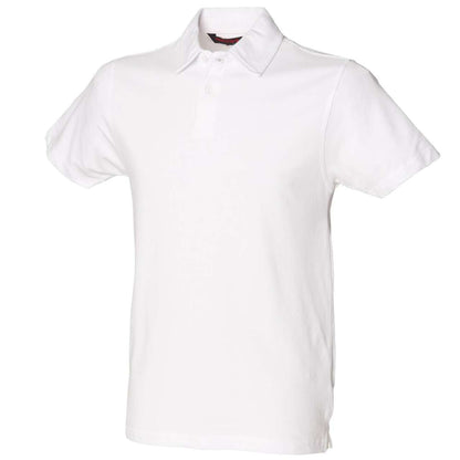 MODERN ESSENTIAL STRETCH POLO - White - Main