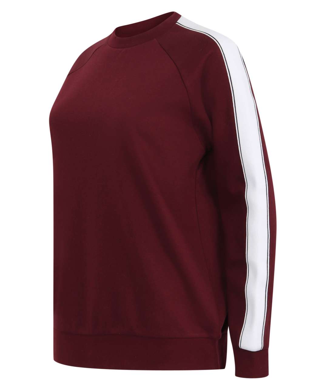 UNISEX CONTRAST SWEAT - Black/White - Model