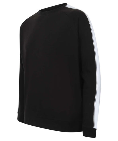 UNISEX CONTRAST SWEAT - Black/White - Main