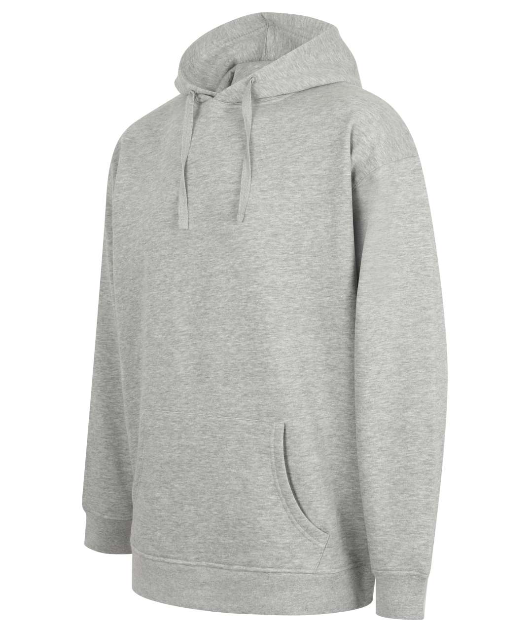 UNISEX OVERSIZED HOODY - Heather Grey - modelimageurl
