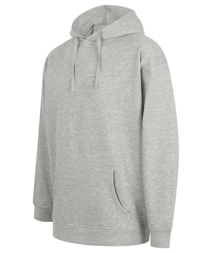 UNISEX OVERSIZED HOODY - Heather Grey - modelimageurl