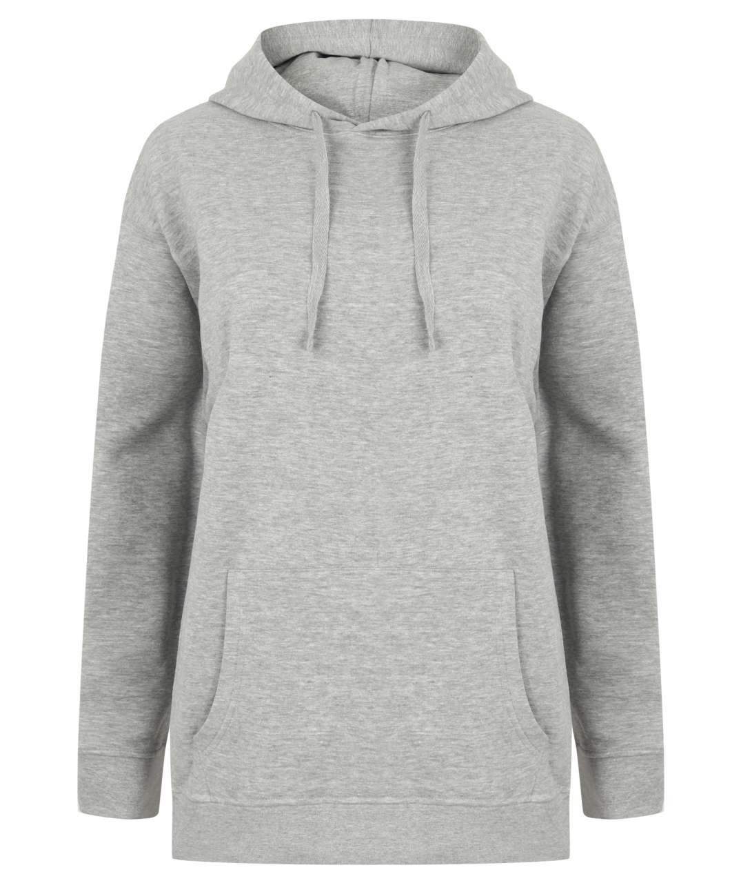 UNISEX OVERSIZED HOODY - Heather Grey - colorimageurl
