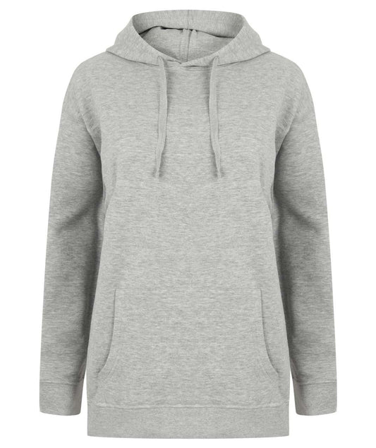 UNISEX OVERSIZED HOODY - Heather Grey - colorimageurl