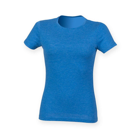 LADIE'S TRIBLEND T - Blue Triblend - colorimageurl