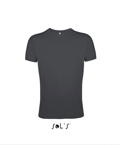 SOL'S REGENT FIT - MEN’S ROUND NECK CLOSE FITTING T-SHIRT - Dark Grey - Main