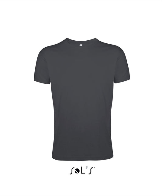 SOL'S REGENT FIT - MEN’S ROUND NECK CLOSE FITTING T-SHIRT - Dark Grey - Main