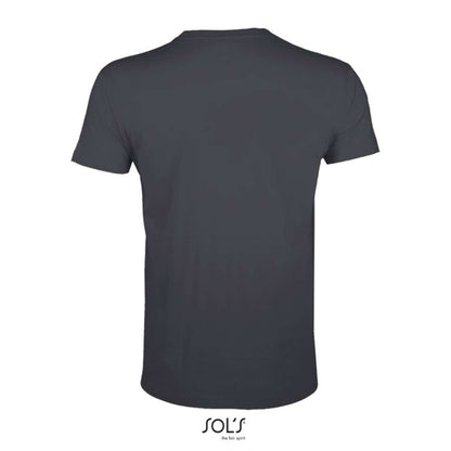 SOL'S REGENT FIT - MEN’S ROUND NECK CLOSE FITTING T-SHIRT - Dark Grey - Additional