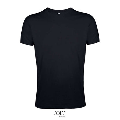 SOL'S REGENT FIT - MEN’S ROUND NECK CLOSE FITTING T-SHIRT - Deep Black - Additional