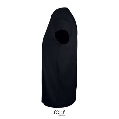 SOL'S REGENT FIT - MEN’S ROUND NECK CLOSE FITTING T-SHIRT - Deep Black - Additional