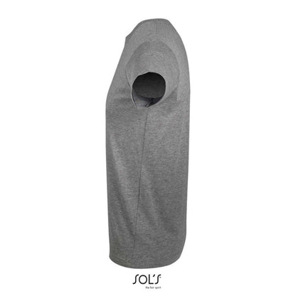 SOL'S REGENT FIT - MEN’S ROUND NECK CLOSE FITTING T-SHIRT - Grey Melange - Additional