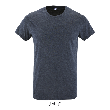SOL'S REGENT FIT - MEN’S ROUND NECK CLOSE FITTING T-SHIRT - Heather Denim - Main
