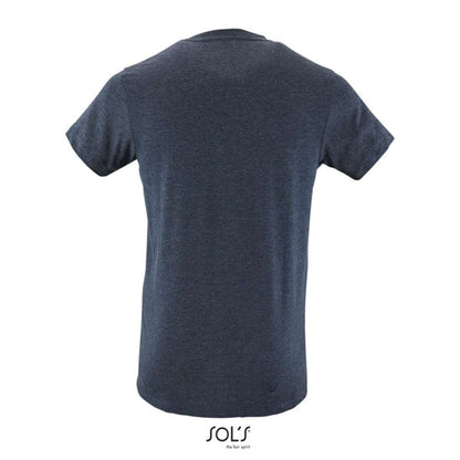 SOL'S REGENT FIT - MEN’S ROUND NECK CLOSE FITTING T-SHIRT - Heather Denim - Additional