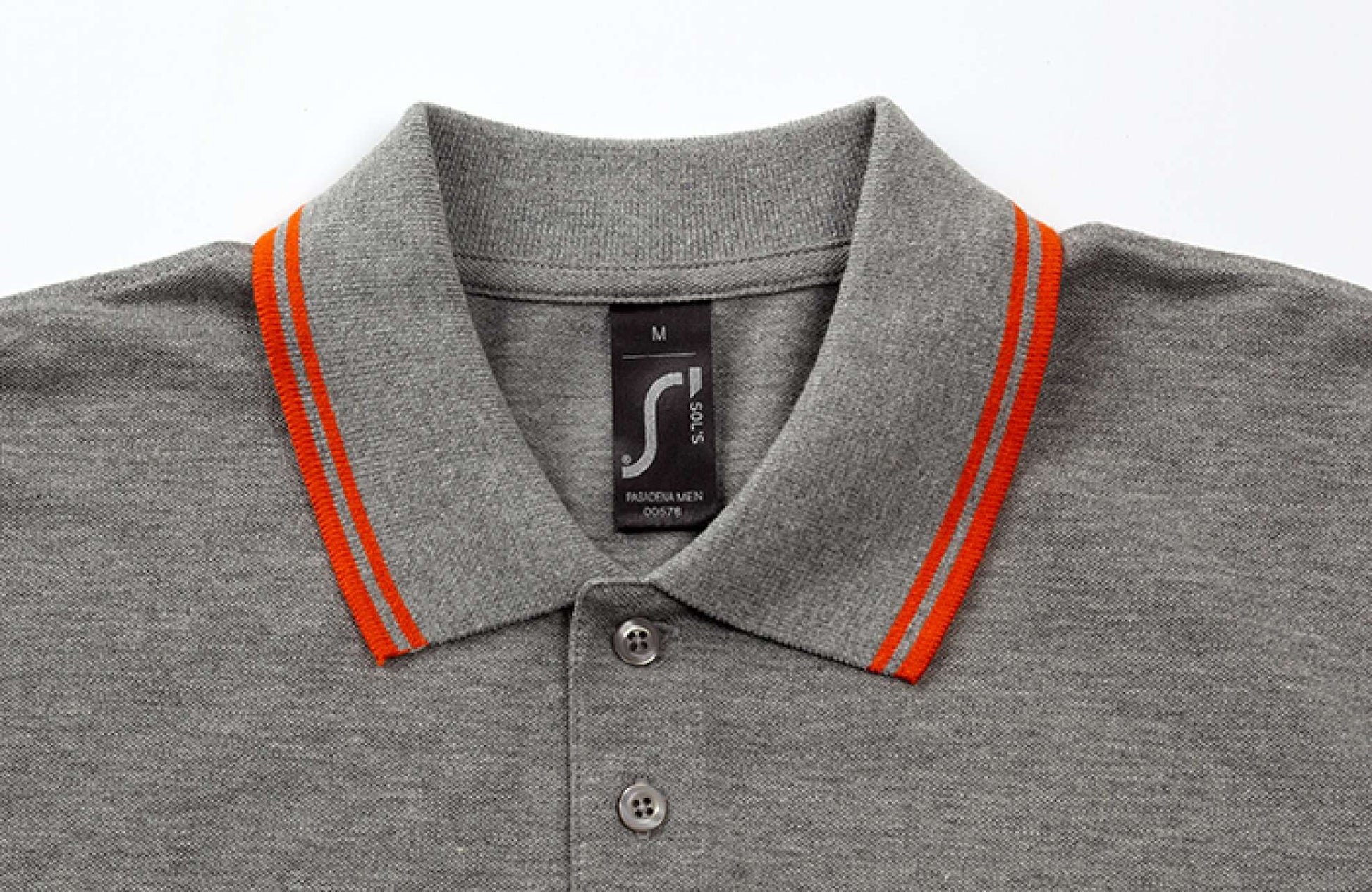 SOL'S PASADENA MEN - POLO SHIRT - White/Aqua - Additional