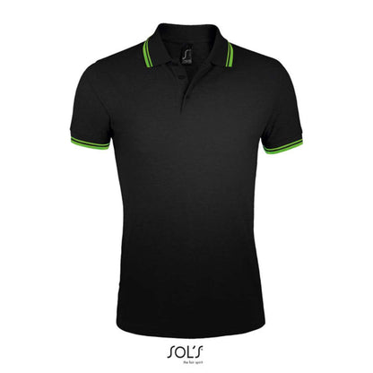 SOL'S PASADENA MEN - POLO SHIRT - Black/Lime - Additional