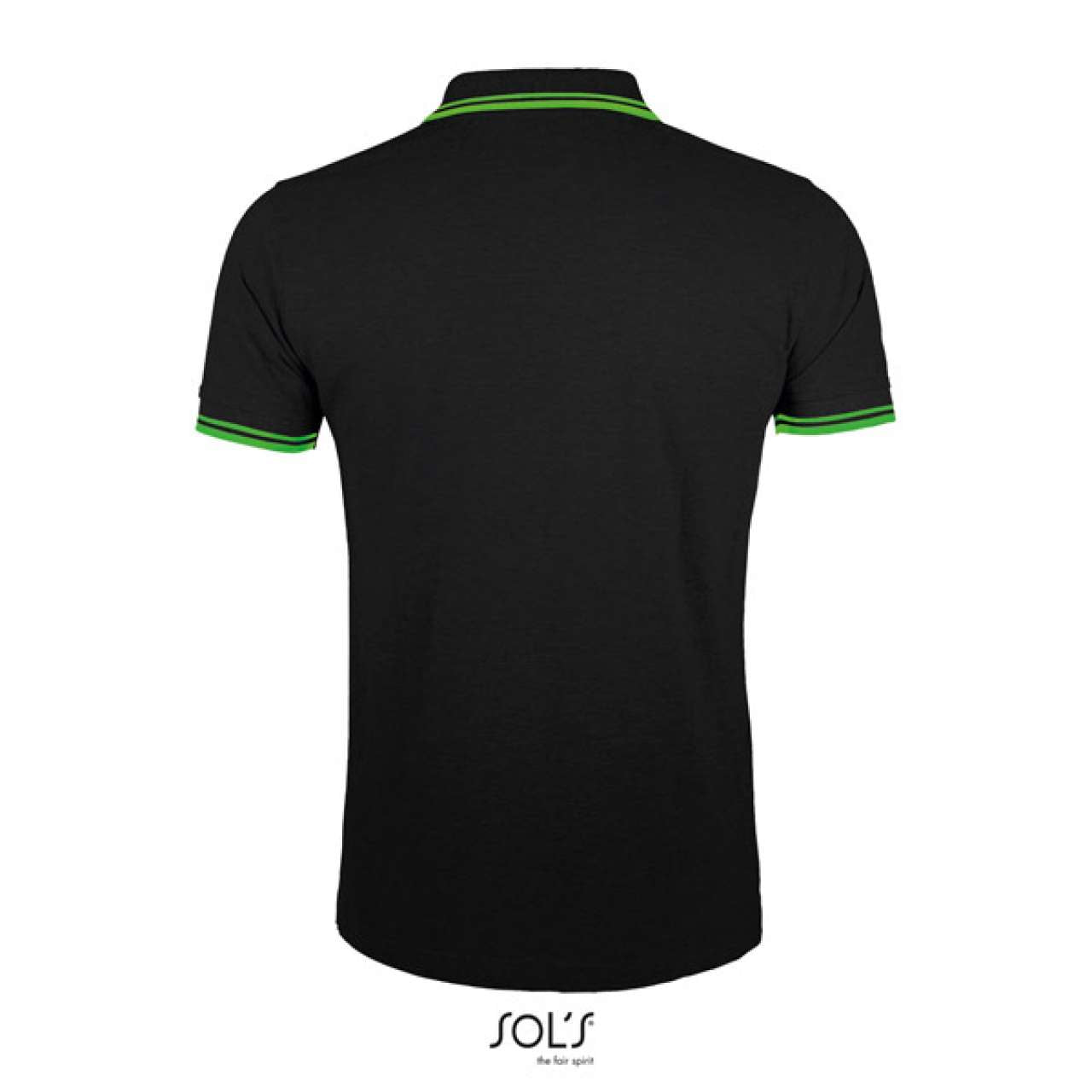 SOL'S PASADENA MEN - POLO SHIRT - Black/Lime - Additional