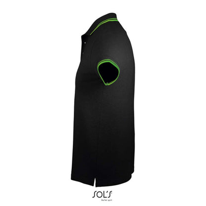 SOL'S PASADENA MEN - POLO SHIRT - Black/Lime - Additional