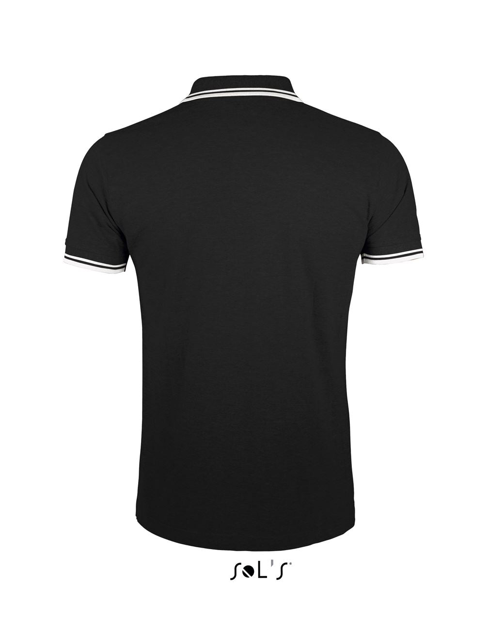 SOL'S PASADENA MEN - POLO SHIRT - Black/White - Additional
