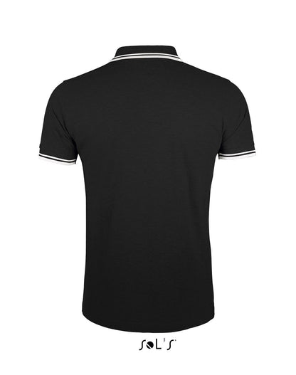 SOL'S PASADENA MEN - POLO SHIRT - Black/White - Additional