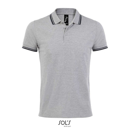 SOL'S PASADENA MEN - POLO SHIRT - Grey/Navy - Main